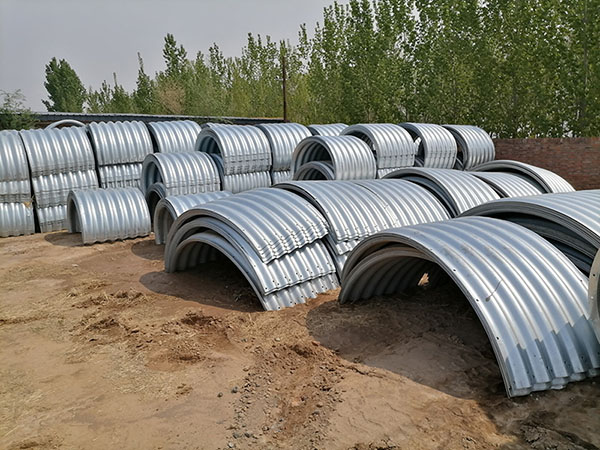 钢波纹管涵的施工